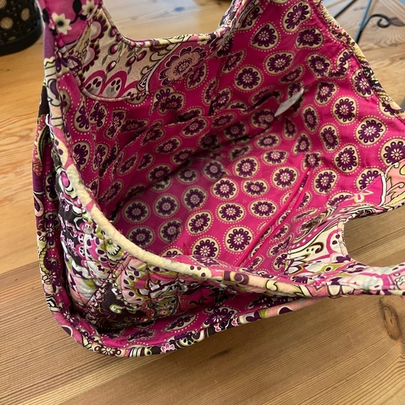 VERA BRADLEY VERY BERRY PAISLEY QUILTED EMILY SATCHEL SHOULDER BAG PURSE HANDBAG - Picture 8 of 10